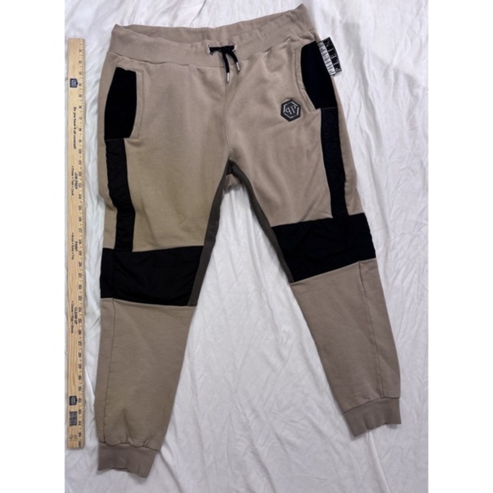 Men Philipp Plein Tan Black Convertible Sweatsuit Set Hardware Logo size XXXL - Picture 4 of 16